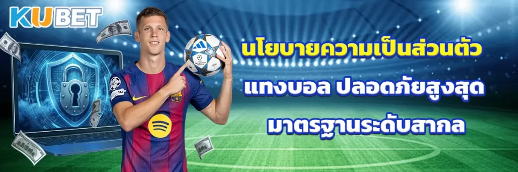 นโยบายความเป็นส่วนตัว แทงบอล